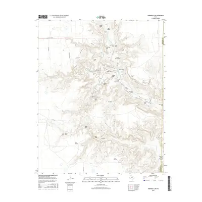 2016 Map of Fortress Cliff, 2016 Print