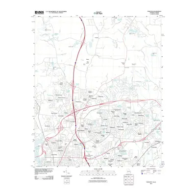 2011 Map of Fortson, 2011 Print
