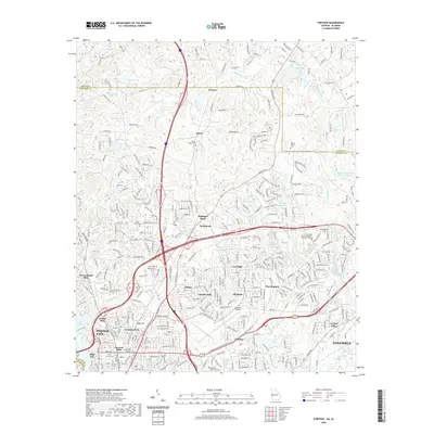2020 Map of Fortson, 2020 Print