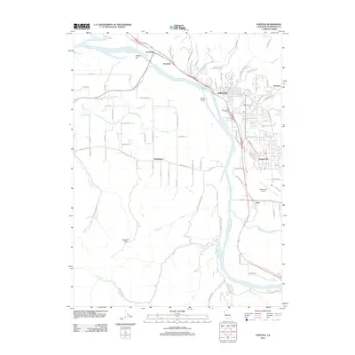 2012 Map of Fortuna, 2012 Print
