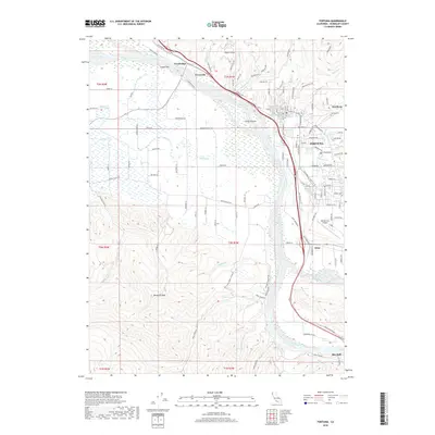 2018 Map of Fortuna, 2018 Print
