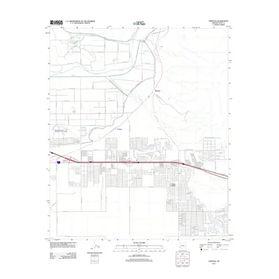 2011 Map of Fortuna, 2011 Print