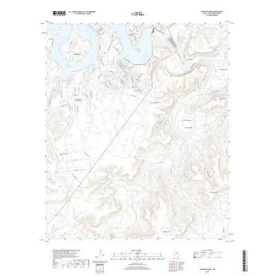 2019 Map of Fortune Bend, 2019 Print