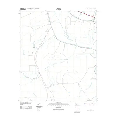 2012 Map of Fortune Fork, 2012 Print