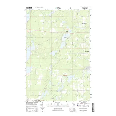 2017 Map of Fortune Lakes, 2017 Print