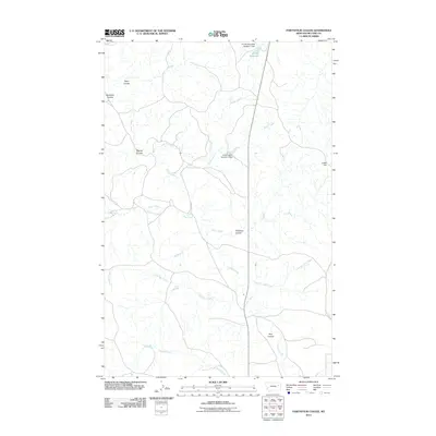 2011 Map of Fortyfour Coulee, 2011 Print