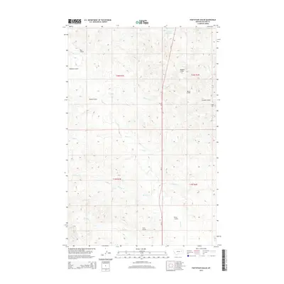 2014 Map of Fortyfour Coulee, 2014 Print