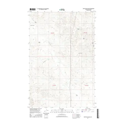 2017 Map of Fortyfour Coulee, 2017 Print