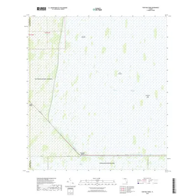 2018 Map of Fortymile Bend, 2018 Print