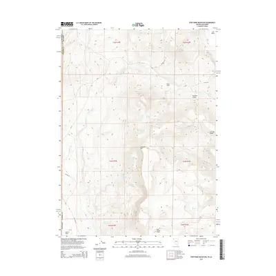2015 Map of Fortynine Mountain, 2015 Print