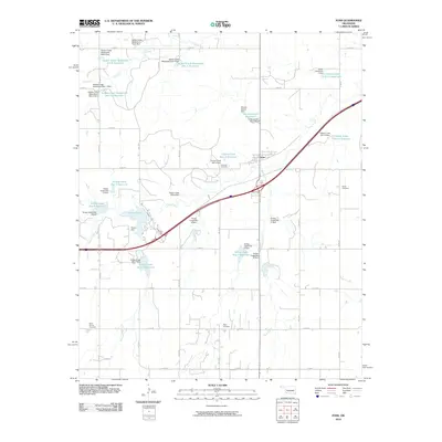 2010 Map of Foss, 2010 Print