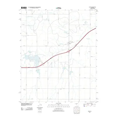 2012 Map of Foss, 2012 Print