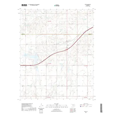2018 Map of Foss, 2018 Print