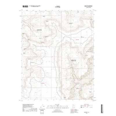 2018 Map of Fossil Bay, 2018 Print