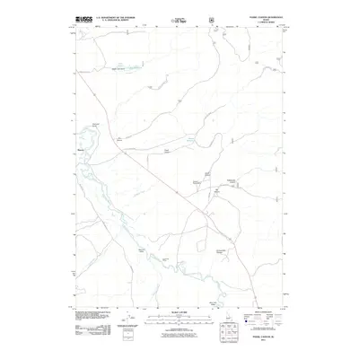 2011 Map of Fossil Canyon, 2011 Print