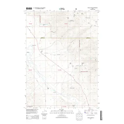 2013 Map of Fossil Canyon, 2013 Print