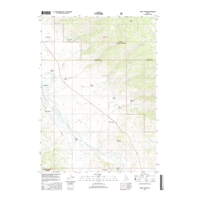 2017 Map of Fossil Canyon, 2017 Print