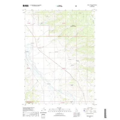 2020 Map of Fossil Canyon, 2020 Print