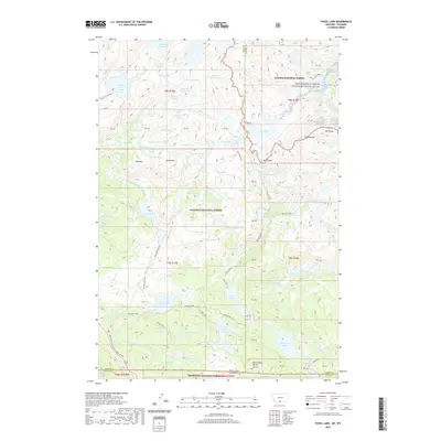 2020 Map of Fossil Lake, 2020 Print