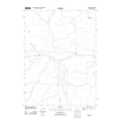 2012 Map of Fossil, 2012 Print