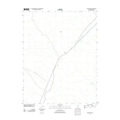2012 Map of Fossil Peak, 2012 Print
