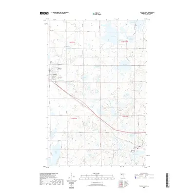 2019 Map of Fosston East, 2019 Print