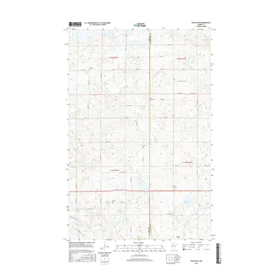 2016 Map of Fosston SE, 2016 Print