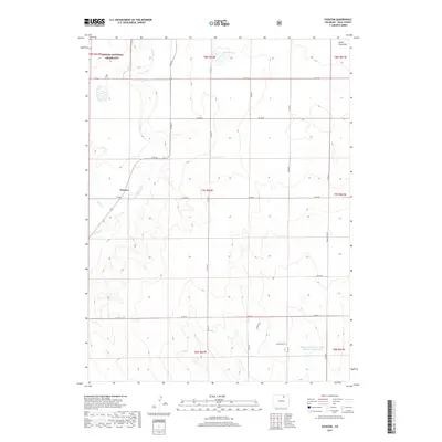 2019 Map of Fosston, 2019 Print