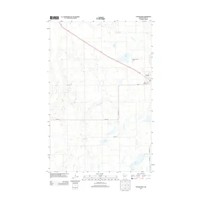 2013 Map of Fosston West, 2013 Print