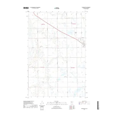 2019 Map of Fosston West, 2019 Print