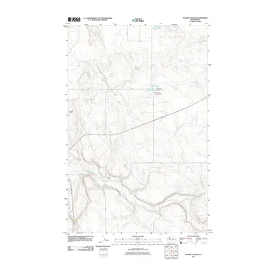 2011 Map of Foster Coulee, 2011 Print