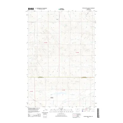 2014 Map of Foster Creek School, 2014 Print