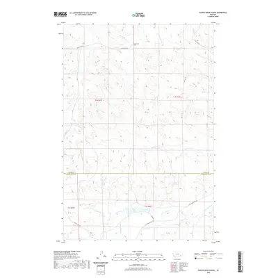2020 Map of Foster Creek School, 2020 Print
