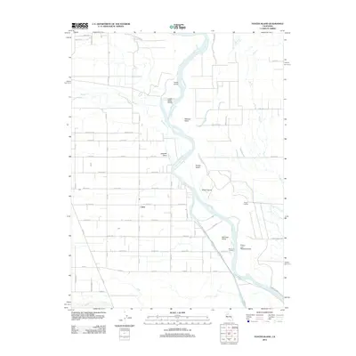 2012 Map of Foster Island, 2012 Print