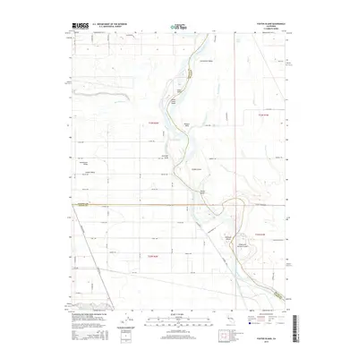 2015 Map of Foster Island, 2015 Print