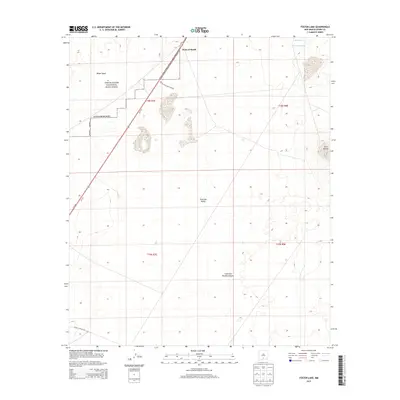 2013 Map of Foster Lake, 2013 Print