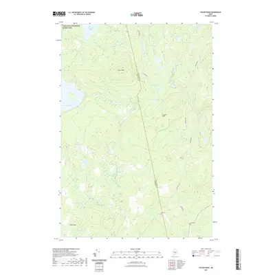 2021 Map of Foster Ridge, 2021 Print
