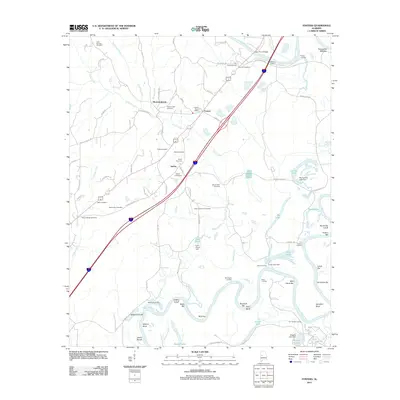 2011 Map of Fosters, 2011 Print