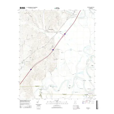 2014 Map of Fosters, 2014 Print