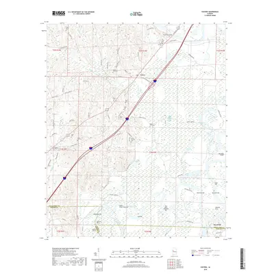 2018 Map of Fosters, 2018 Print