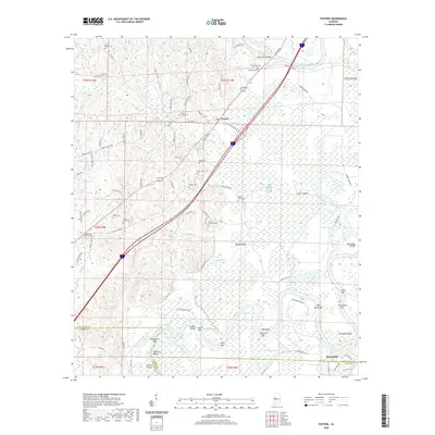 2020 Map of Fosters, 2020 Print