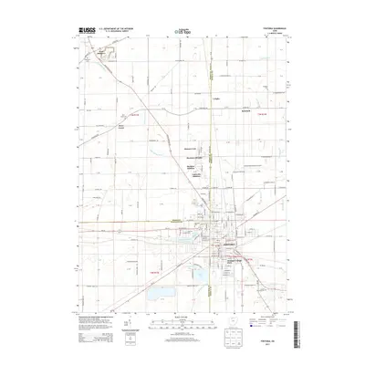 2013 Map of Fostoria, 2013 Print