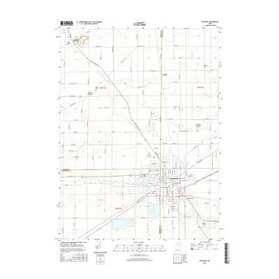 2016 Map of Fostoria, 2016 Print