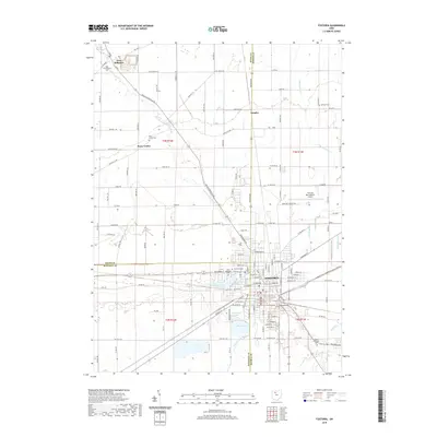 2019 Map of Fostoria, 2019 Print