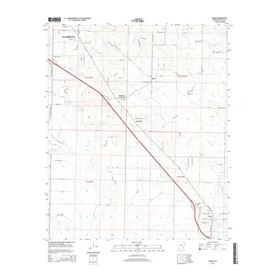 2014 Map of Fouke, 2014 Print