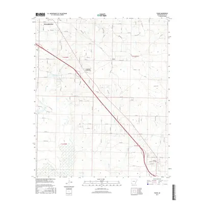2017 Map of Fouke, 2017 Print
