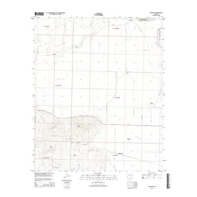 2014 Map of Fouke NE, 2014 Print