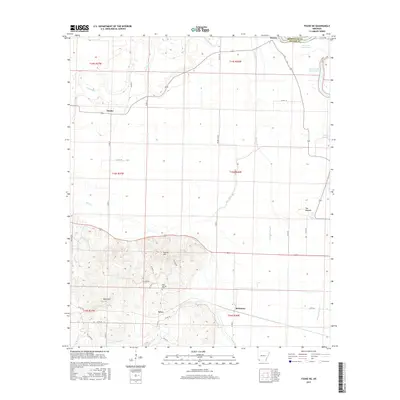 2017 Map of Fouke NE, 2017 Print