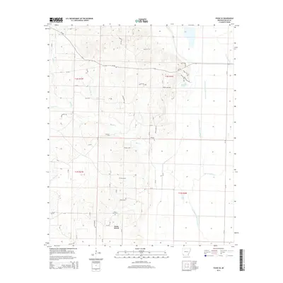 2014 Map of Fouke SE, 2014 Print