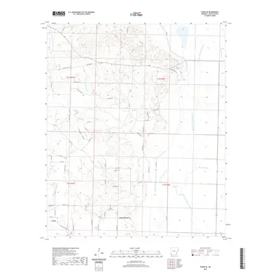 2020 Map of Fouke SE, 2020 Print